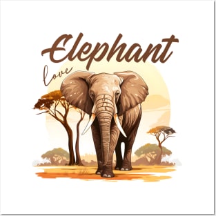 African Elephant Posters and Art